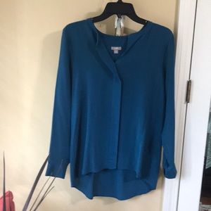 J Jill size XS - S popover blouse button down oversized shirt tunic